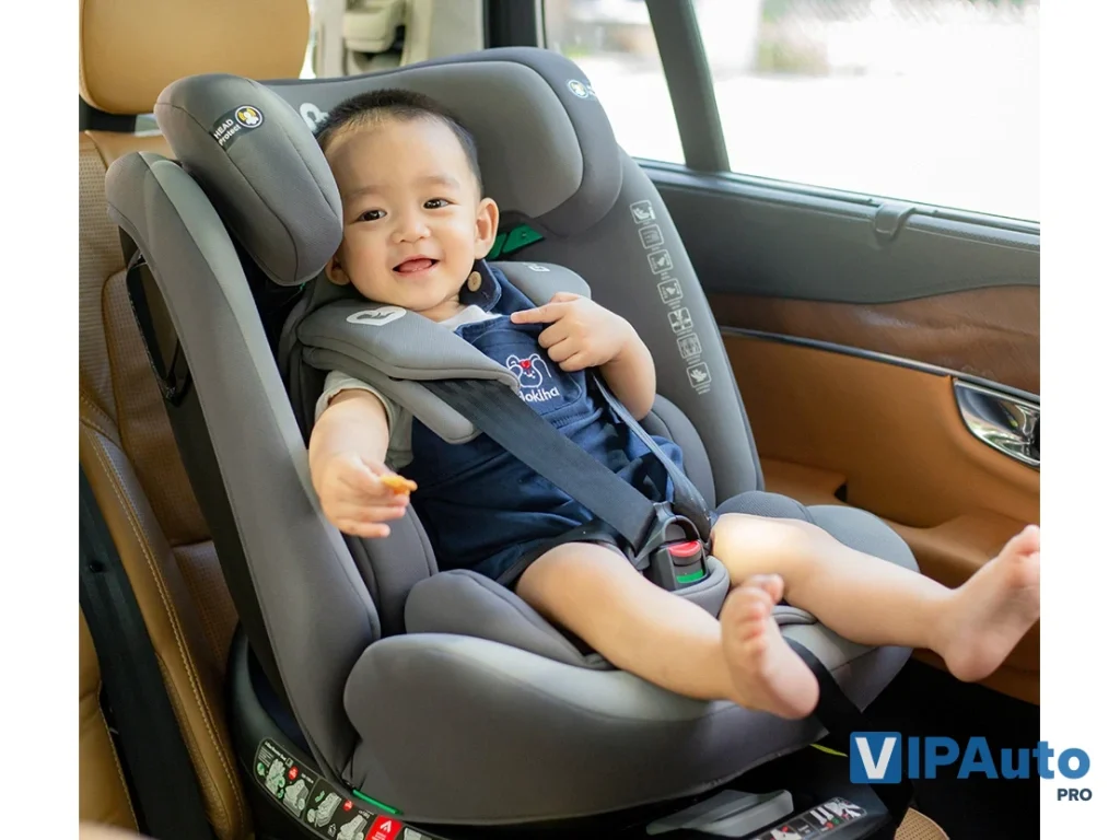 Ghế ngồi ô tô trẻ em Top Tether BABYRO I-SPINSAFE có dây đai Top Tether, tiêu chuẩn ISOFIX (0 - 12 tuổi)